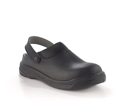 Nizza S2 Professional Safety Shoe with Heel Strap, Black, Size 47