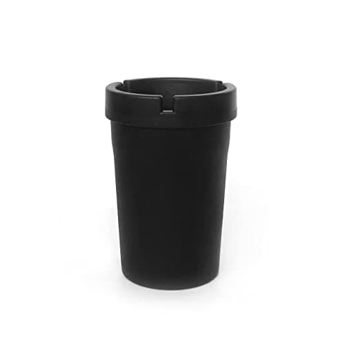 Out of the Blue 29/3478 Ashtray — Black, 8 x 10 cm