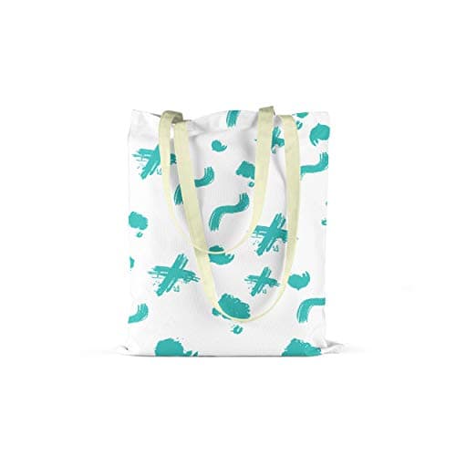 Bonamaison Foldable Printed Fabric Shopping Bag, 34 x 40 cm