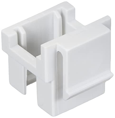 DIGITUS LC Keystone Fiber Optic Adapter for Modular Patch Panels, White