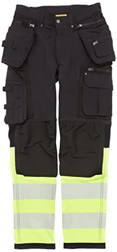 Blaklader 199316429933D120 Hi-Vis 4-Way Stretch Trousers Black/Yellow
