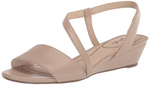 LifeStride Yasmine Wedge Sandal — Tender Taupe, Women’s 8.5