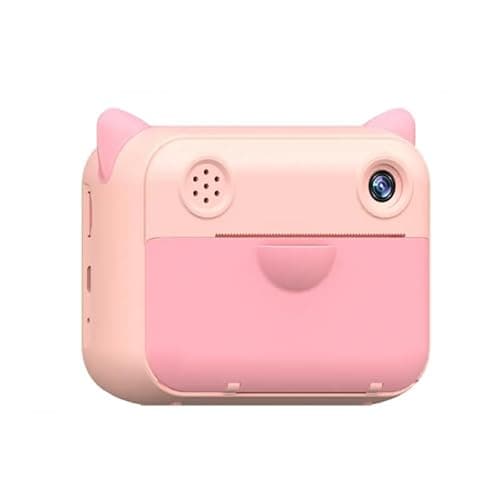 Pink Instant-Print Kids Camera for Photos and Videos