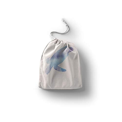 Printed Cotton Drawstring Bag – Reusable Biodegradable 40×50 cm
