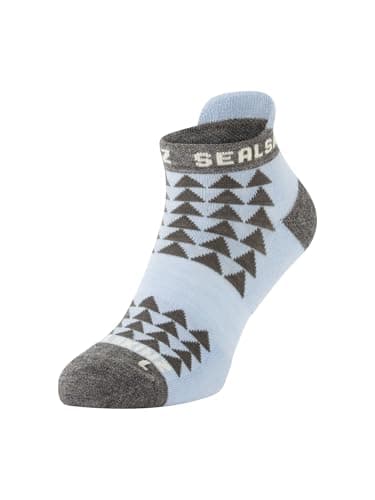 SealSkinz Wissington Merino Ankle Running Sock, Blue – Small