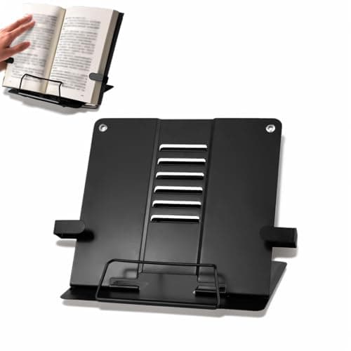 Multifunctional Foldable Metal Book Stand for Kids — Adjustable Angle