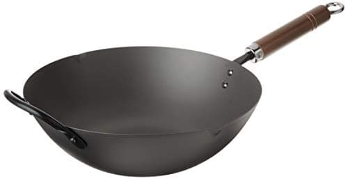 Yoshikawa 89916-1 Black Steel Peking Wok