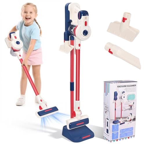 Kids 3-in-1 Toy Vacuum with Real Suction