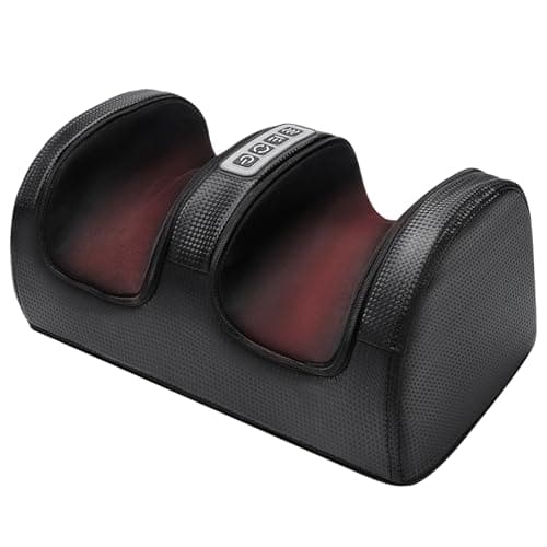 Deciniee Electric Shiatsu Foot Massager with Heat — Pain & Circulation Booster (Black)