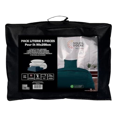 Soleil d’ocre 5-piece Boheme Blue Duck bedding set 90 x 200 cm