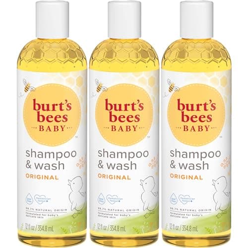Burt’s Bees Baby Bee Shampoo & Wash, 12 fl oz — Pack of 3